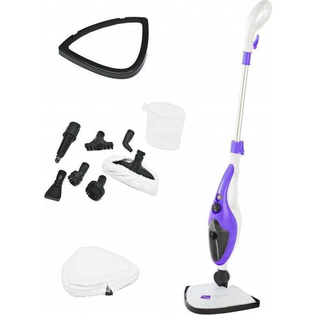 Neo 10 in 1 1500W Hot Steam Mop Cleaner & Hand Steamer in Purple