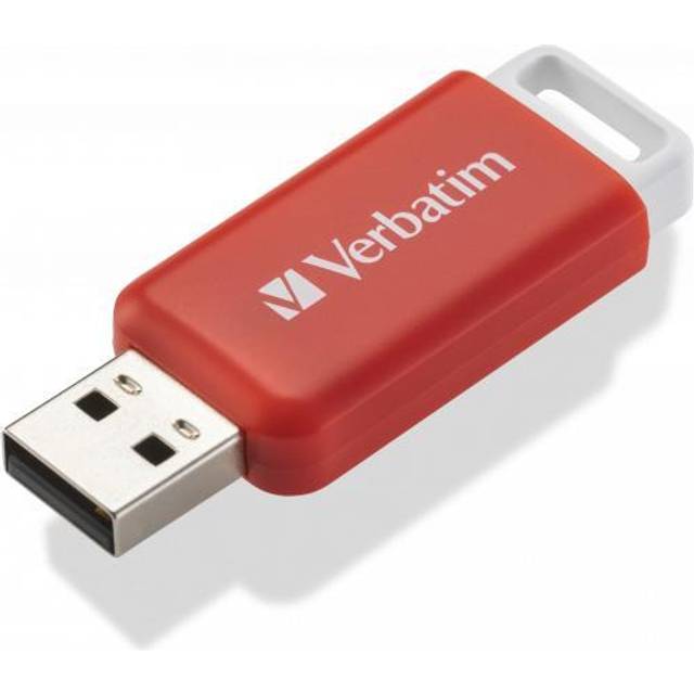 Verbatim USB 2.0 Databar USB Drive 16GB Red