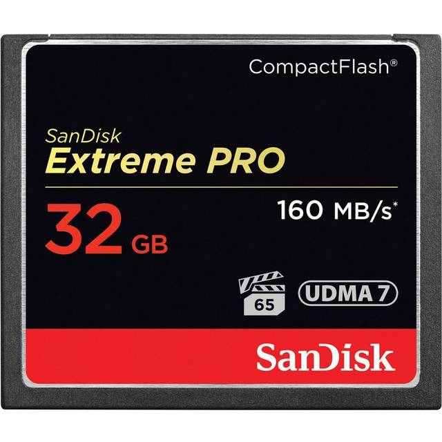 SanDisk Flash Memory Card, 32GB Extreme Pro CompactFlash Memory Card (160MB/s) B&H
