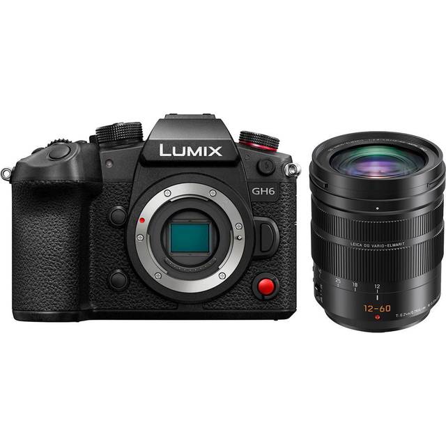 Panasonic Lumix GH6 Mirrorless Camera with 12-60mm f/2.8-4 Lens