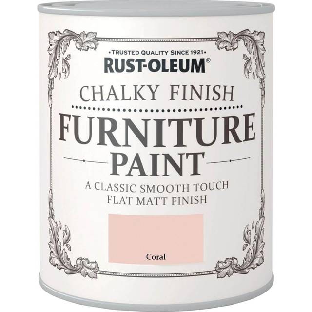 Rust-Oleum Chalky Furniture Paint - CORAL - 750ml - Pink