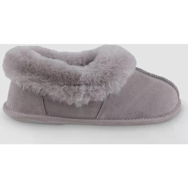 Just Sheepskin Full Back Sheepskin Slipper - Cream, Cream, Size 5, Women
