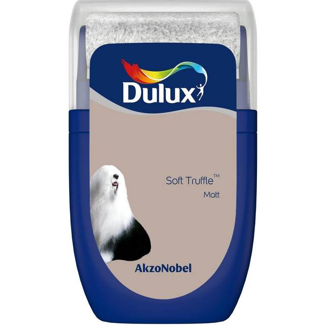 Dulux Soft Truffle Matt Emulsion Paint Tester Pot 30ml - Brown