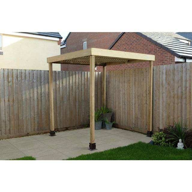 Forest Garden Modular Pergola, Brown