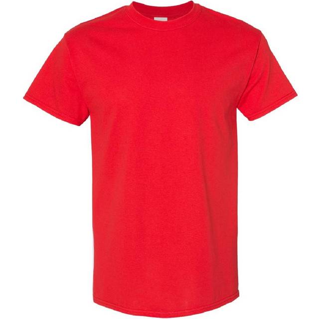 (M, White) Gildan Mens Heavy Cotton Short Sleeve T-Shirt (Pack Of 5)
