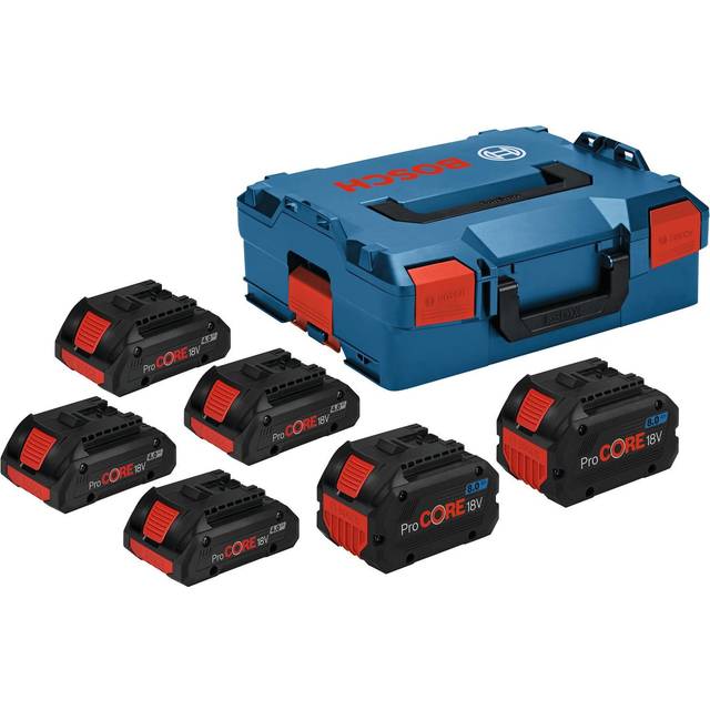 Bosch Batteripaket 4x4,0Ah ProCore + 2x8,0Ah ProCore i L-BOXX