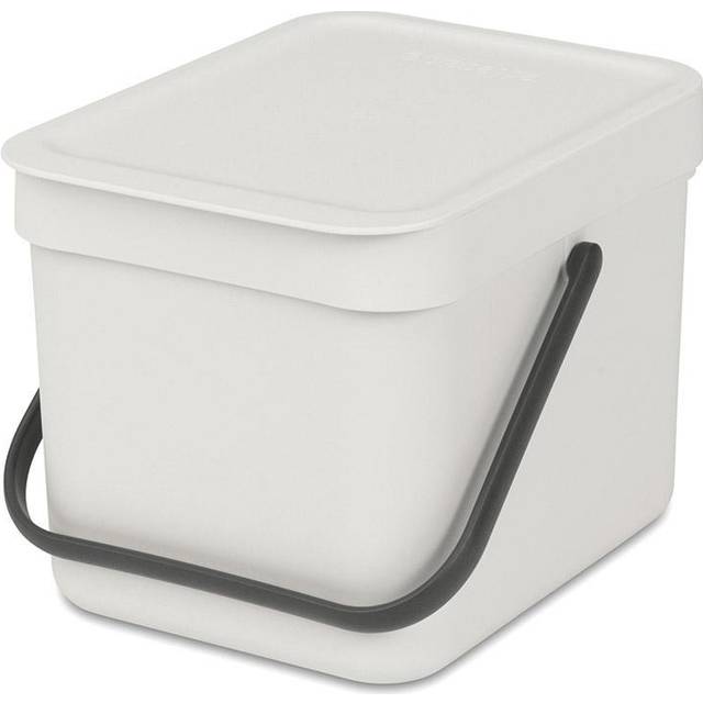 Brabantia Light Grey & Go Waste Bin 6L
