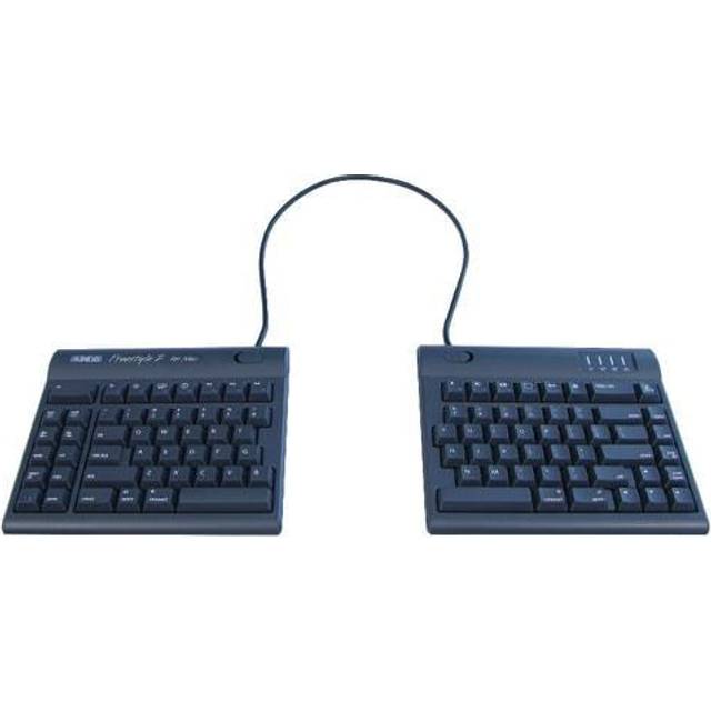 Kinesis Corporation KB800HMB-US-20 Den utökade versionen av Kinesis Freestyle2 för Mac-tangentbord erbjuder upp till 20