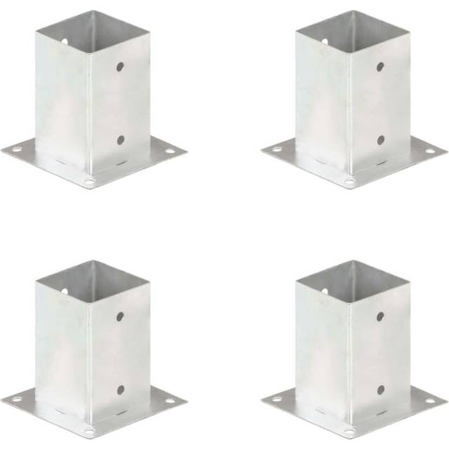 stolpefod 4 stk. 91 mm galvaniseret metal