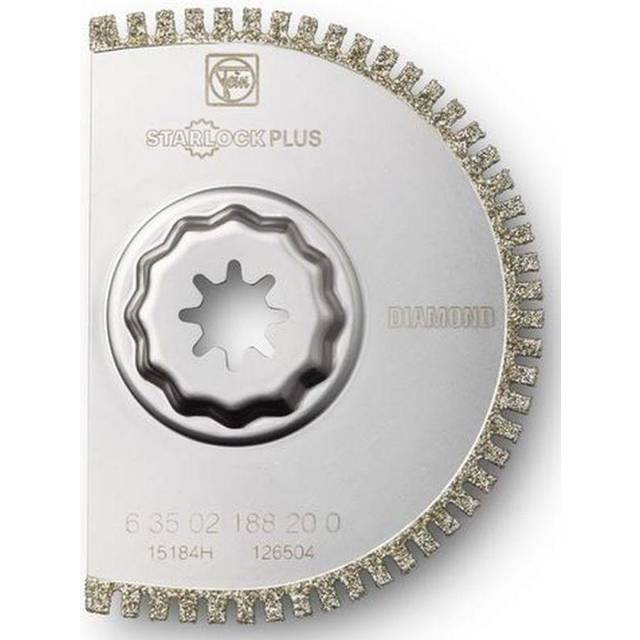 "Fein 63502188210 Segmented Carbon/Fibre Glass Diamond Tipped Reinforced Plate, Colour Coded, 9/16"""
