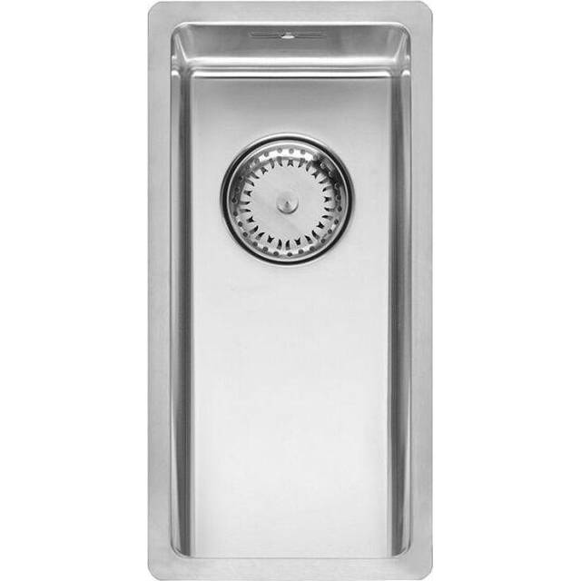 Reginox New York Silver Half Bowl Sink 180 x 400mm - 44 x 22 x 16.5cm