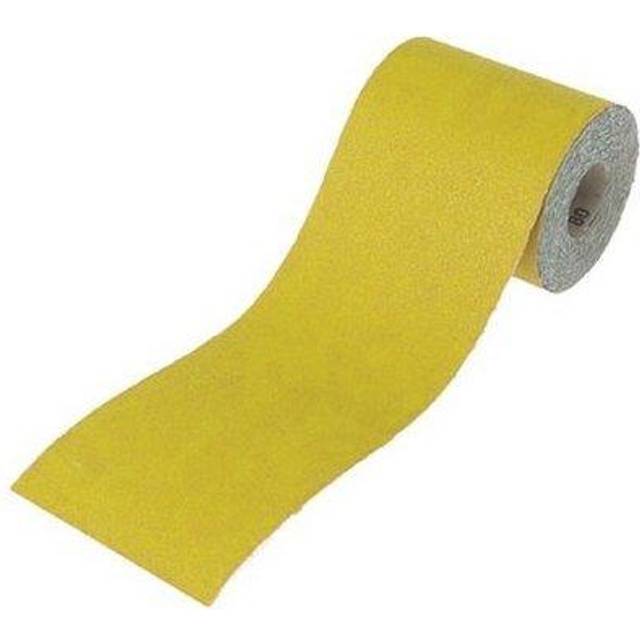 Faithfull FAIAR115120Y Aluminium Oxide Sanding Paper Roll Yellow 115mm x 50m 120g