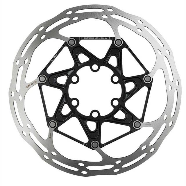 SRAM Rotor Centerline Includes Steel Rotor Bolts Rounded 2.0mm: 180mm