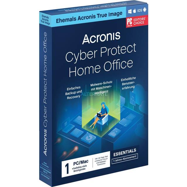 Acronis Cyber Protect Home Office Essentials, 1 Gerät - 1 Jahr, Download