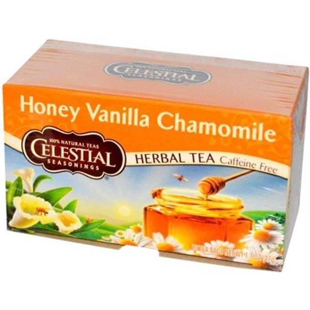 Celestial Seasonings Herbal Tea Caffeine Free Honey Vanilla Chamomile 20 Tea Bags