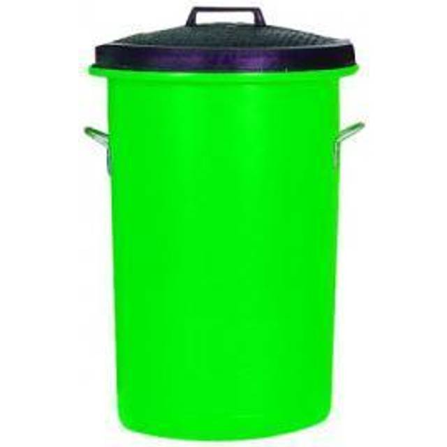 Heavy Duty Coloured Dustbin 85 Litre Green 311965