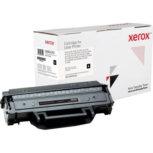 Everyday ™ Black Toner by Xerox compatible with Samsung MLT-D101S, Standard capacity