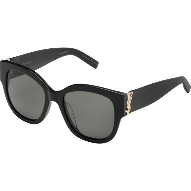 Saint Laurent Grey Butterfly Ladies Sunglasses SL M95/F 001 56 (OS)