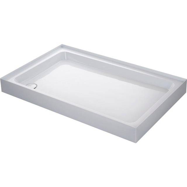Mira Flight 4 Upstands Rectangular Shower Tray, Waste - 1200mm X 800mm - White Please Select Size: 1200x800mm