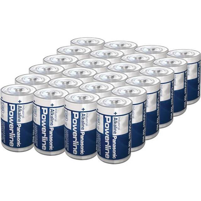 Panasonic Powerline LR14AD/24P C/Baby Alkaline-batterier - 24 St.