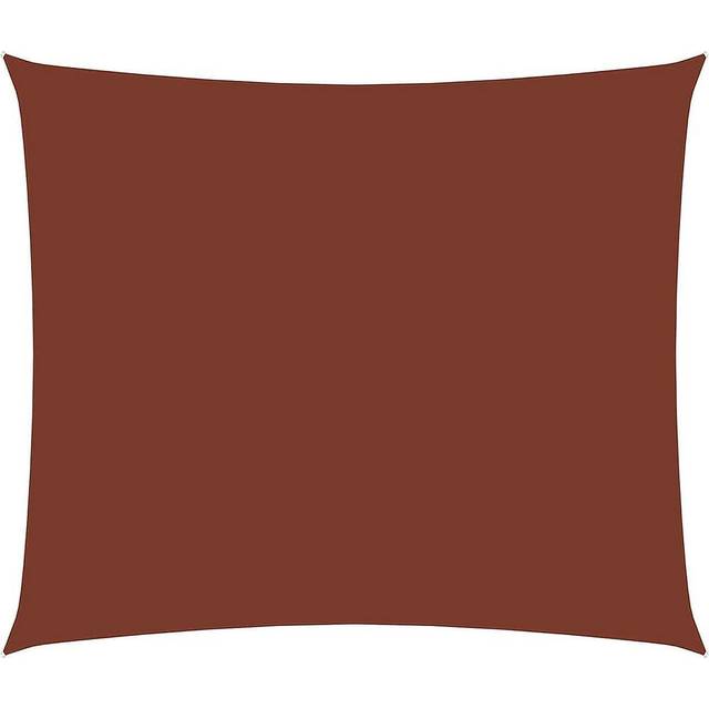 vidaXL Solsegel oxfordtyg rektangulärt 3,5x5 m terrakotta
