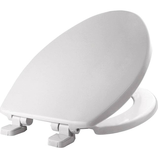 Bemis 180SLOW 000 White Elongated Toilet Seat