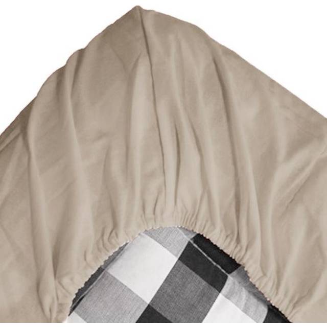 Dra på lakan Beige Dubbelsäng 180x200 Nina Royal