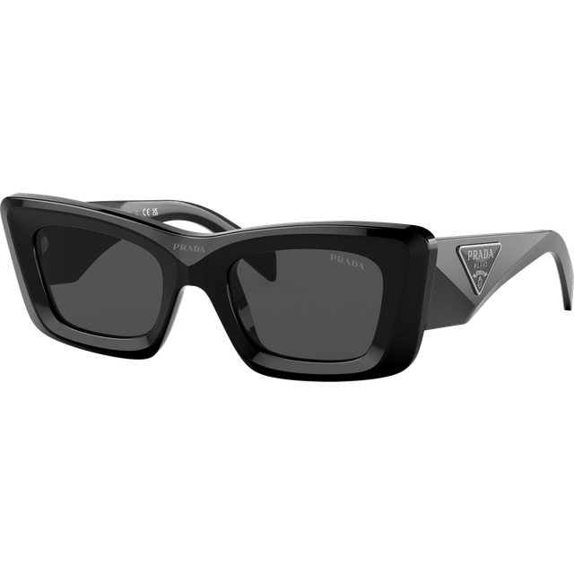 Prada PR 13ZS 1AB5S0, BUTTERFLY Sunglasses, FEMALE - Black