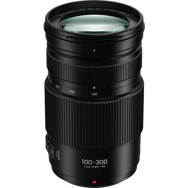 Panasonic LUMIX G II Vario 100-300mm POWER O.I.S. Mirrorless Camera Lens for Micro Four Thirds Camera in Black
