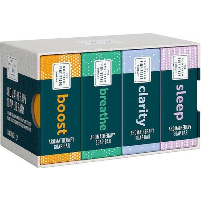 Scottish Fine Soaps Wellbeing Soaps Library 4 x 100g