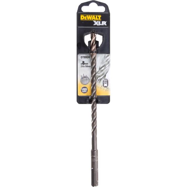 DeWalt Elite XLR SDS Plus 4 Cutter Head Drill Bit 8mm 210mm Pack of 1