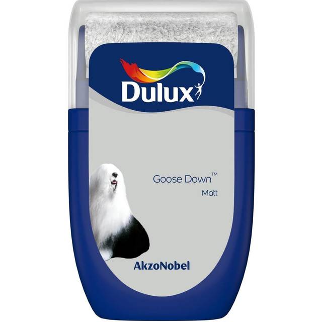 Dulux Goosedown Matt Emulsion Paint Tester Pot 30ml - Grey
