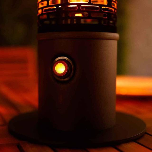 Charles Bentley 1200W Electric Outdoor Tower Heater, Grey