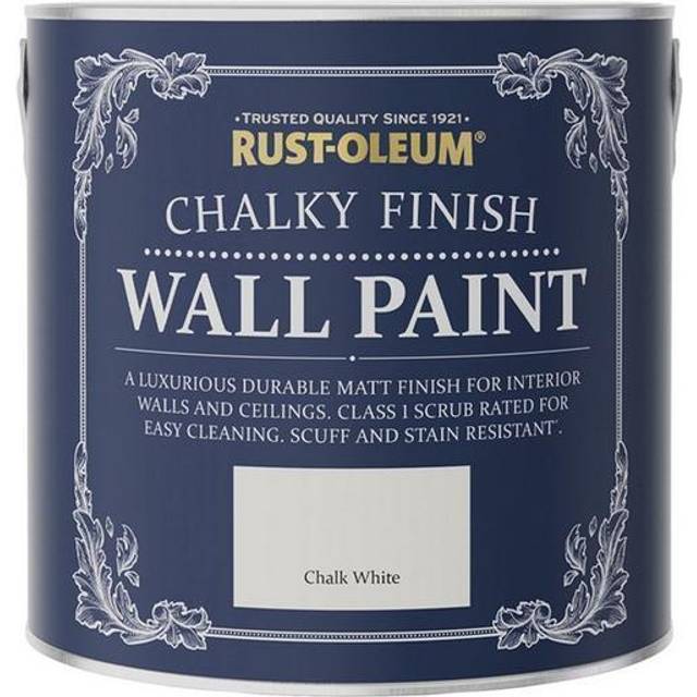 Rust-Oleum Chalky Finish 2.5-Litre Wall Paint &Ndash; Winter Grey