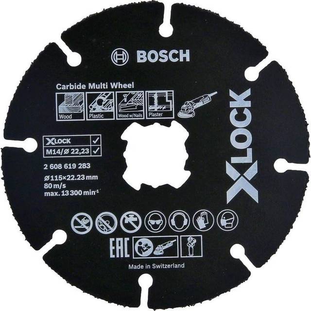 Bosch Expert X Lock Carbide Multi Cutting Disc 115mm Pack of 1