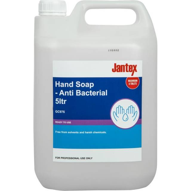 Jantex Unperfumed Antibacterial Liquid Hand Soap 5Ltr