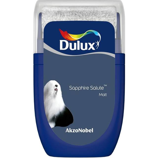 Dulux Sapphire Salute Matt Emulsion Paint Tester Pot 30ml - Blue