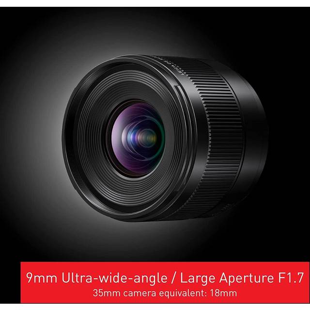 Panasonic H-X09 9mm f/1.7 LEICA SUMMILUX Camera Lens in Black