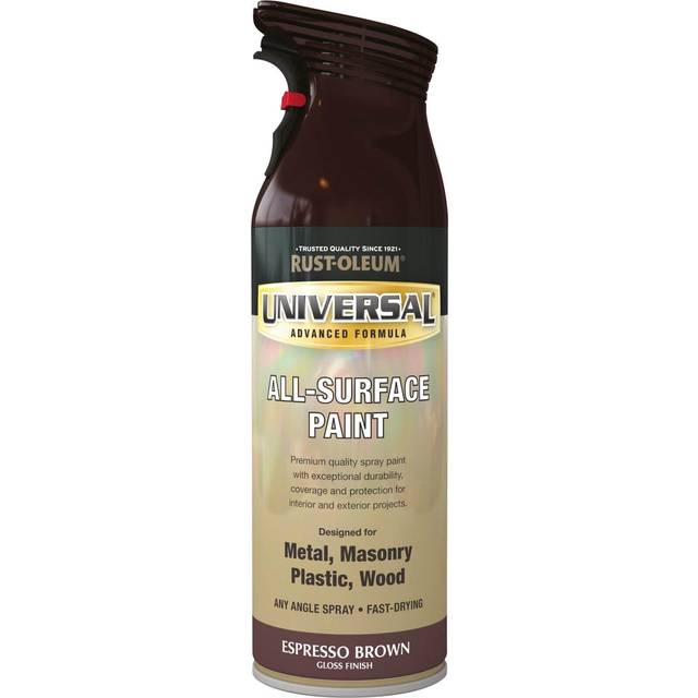 Rust-oleum - Universal All Surface Spray Paint - Gloss - Expresso Brown - 400ml