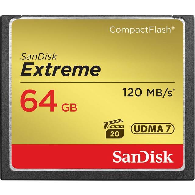 SanDisk 64 GB Extreme CompactFlash Memory Card SDCFXS-064G-A46