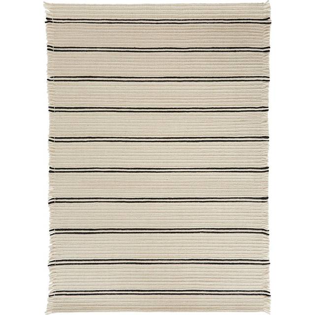 OYOY LIVING - Putki Rug - Mattor - Offwhite / Black - L200 x W146 cm