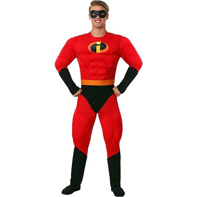 Disney The Incredibles Mr. Incredible Men's Costume | Disney Costumes - Red (S)