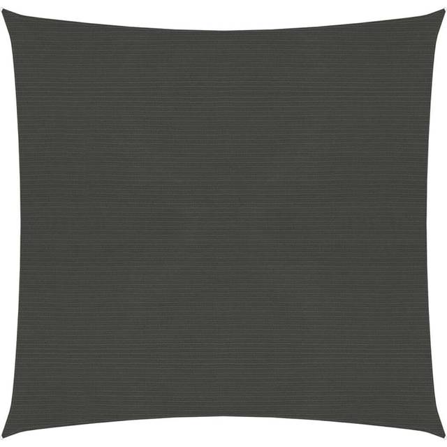 vidaXL Solsegel 160 g/m² antracit 6x6 m HDPE