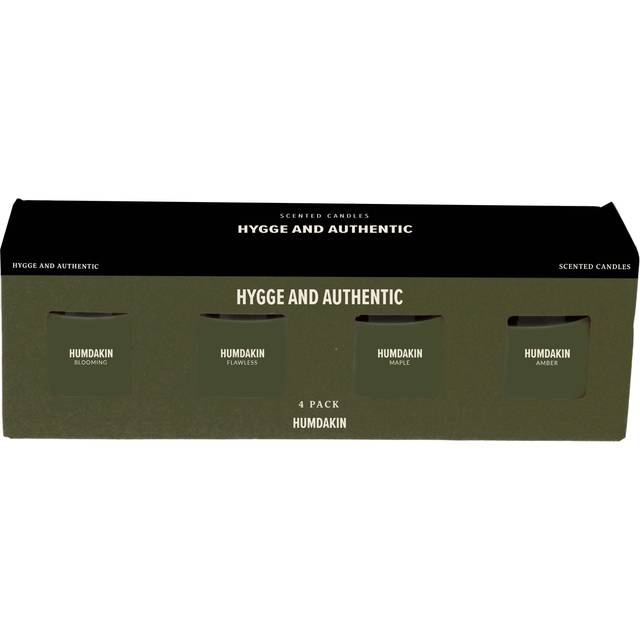 Humdakin Humdakin duftlys 4-pak Hygge and Authentic - Green