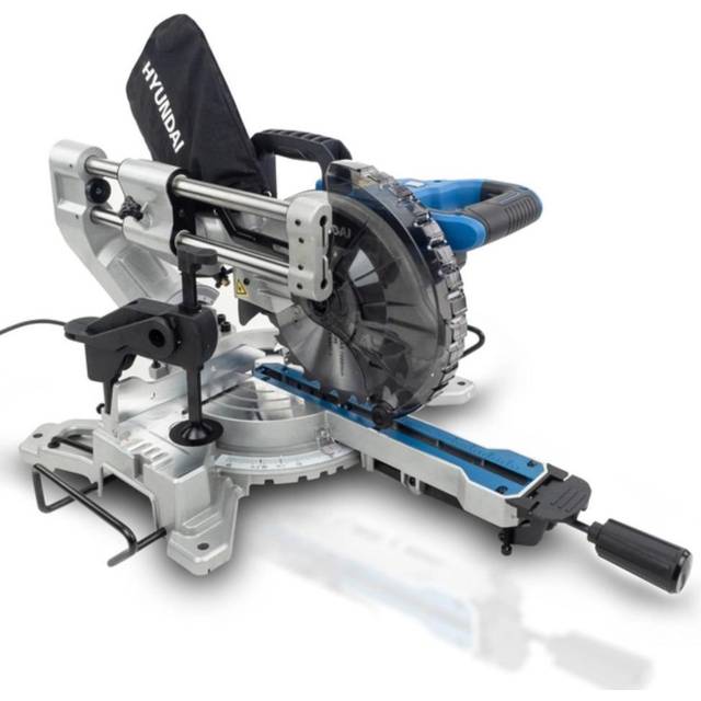 Hyundai 1500W Electric Mitre Saw / Chop Saw with 210mm Blade, 230V | HYMS1500E