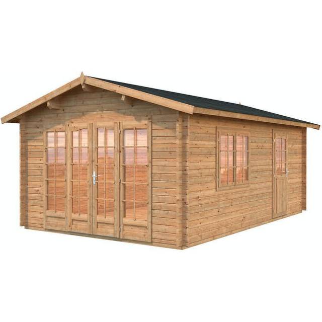 Palmako Irene Stuga 19,8 m²/inv. 19 m², brun impregnerad