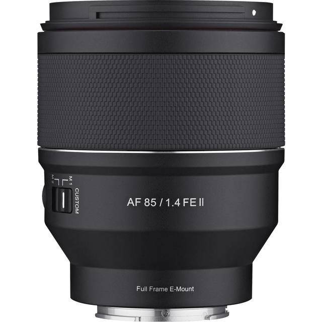 Samyang AF 85 mm F1,4 II FE för Sony E – autofokus fullformat och APS-C portait, objektiv, fast brännvidd för spegellösa Sony E Mount systemkameror, aluminiumhölje, väderskydd, Sony E-monteringslins