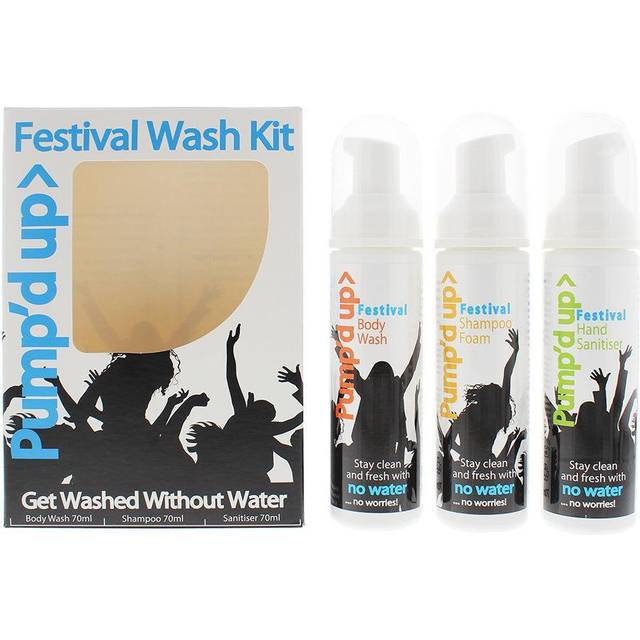 Pump'd Up Festival Wash Kit 3 Pieces Gift Body Wash