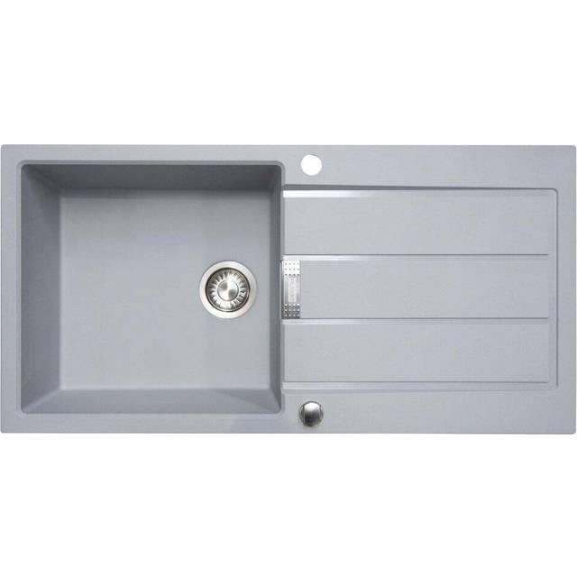 Franke Sirius S2D611TS 1.0 Bowl Titanium Silver Reversible Kitchen Sink & Waste