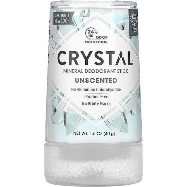 CRYSTAL  Mineral Deodorant Stick  Unscented  1.5 oz (40 g)